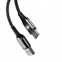 Câble USB Avec LED- vers USB-C conçu par Baseus - 3A
