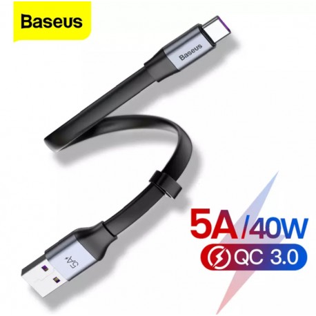 BASEUS - Cable USB - DE TYPE C - 5A Charge Rapide