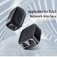 BASEUS - Adaptateur Double Connecteur Rj45 - Câble Ethernet  Top Qualité 