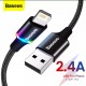 Câble USB Baseus LED -  Lightning